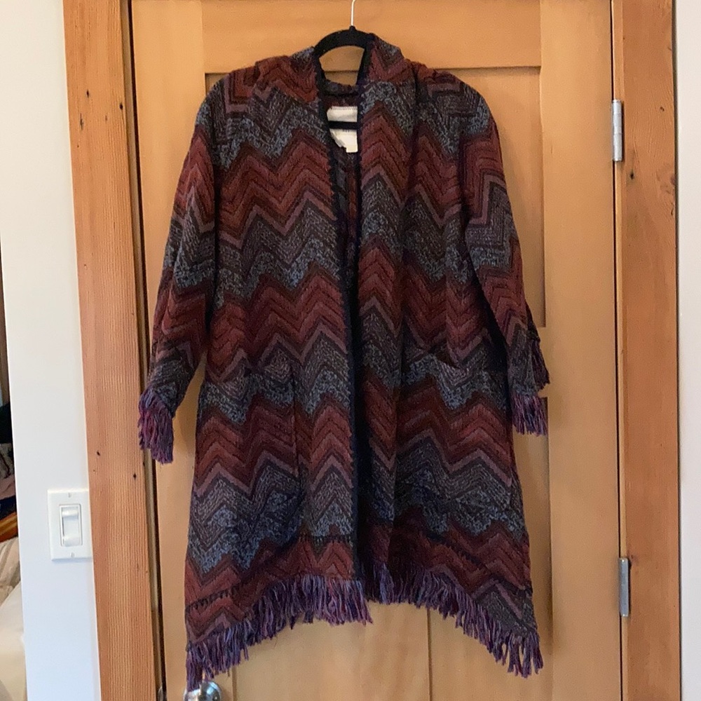 Anthropologie Hei Hei long hooded sweater